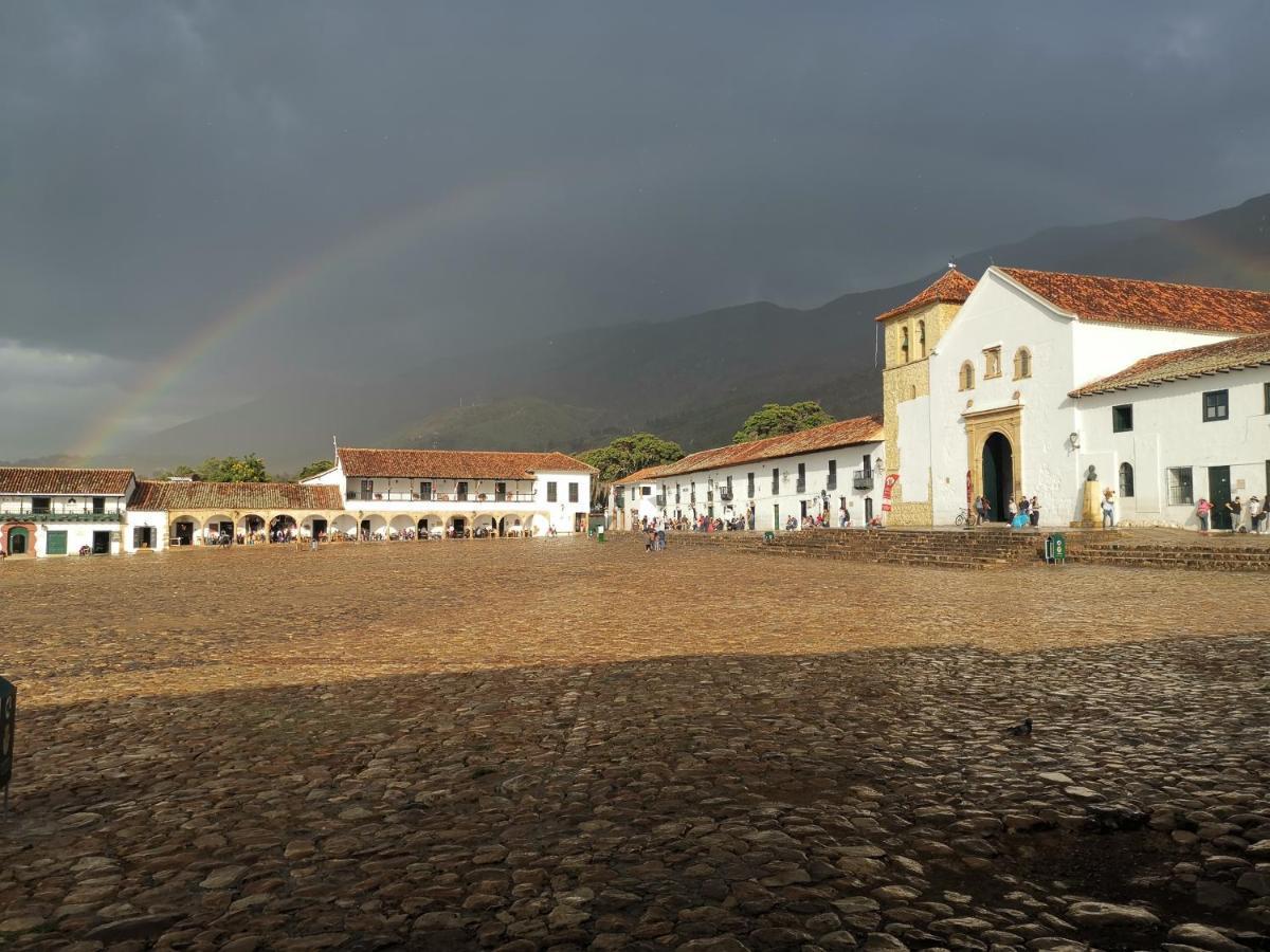 Popichi Hostel Villa de Leyva Exteriör bild